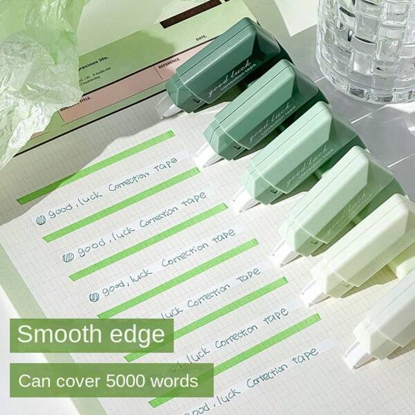 6-Piece Gradient Color Correction Tape (Total Length 36 Meters) With A Mute Design And Large Capacity For Longer Use. It Boasts A Stylish And Portable Appearance, Leaving No Traces After Correction, Featuring Smooth Application And Multiple Color Options.