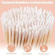 1000 pièces Cotons-tiges à pointe de précision, applicateurs de cotons-tiges pour nettoyer le vernis à ongles, corriger les erreurs de maquillage, les sourcils, les tatouages, la beauté