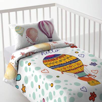 Naturals COOL KIDS - Housse de Couette Bébé Imprimée Réversible - ✅ Livraison 2 à 5 jours ✅ - 100% Coton - Ultra Douce - 8 Modèles Disponibles - 100*120/115*145 cm - Fabriqué en Espagne