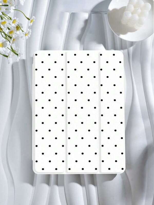 Polka Dot& Simple Pattern Tablet Case, Compatible With IPad 9.7/10.2/10.5/10.9/12.9/Pro 11, 10th Generation, Compatible With Samsung Galaxy Tab S6 Lite 10.4-Inch, Compatible With Kindle Paperwhite 12th Gen 2024, Kindle (11th Generation) Released In 2022, Soft Fall Protection, Smart Stand/Auto Wake/Sleep