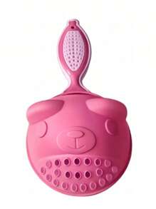 1个卡通洗发杯 婴儿淋浴喷头冲洗杯 儿童洗澡洗头助手 防止孩子害怕洗头 可爱洗发杯也可用作牙刷杯（款式随机）