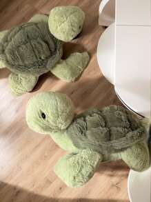 可爱奶油色海龟毛绒玩具海龟填充动物玩具海洋动物娃娃柔软枕头，非常适合装饰床或沙发，是婚礼和派对的理想礼物，是送给孩子女孩生日节日的完美礼物，柔软女孩、海龟玩具、女孩玩具、填充玩具、女孩玩具、It Girl、儿童沙发床、果冻猫、幼儿玩具