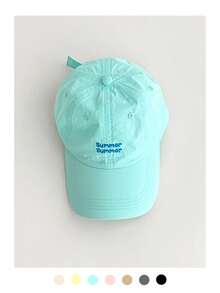 Embroidered Soft Top Candy Color Fashionable Letter Baseball Cap, Women's Breathable Lightweight Sun Hat For Spring/Summer Outdoor, Travel, Sports,Beach,Vacation - Letter Quick Dry Baseball Cap - View 15