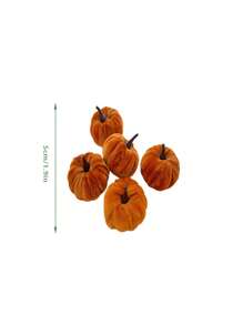 1/6/12/18/24PCS Velvet Pumpkin Decor Set - Halloween Thanksgiving Fall Home Decor Artificial Pumpkins For Autumn, Indoor Outdoor, Bedroom Decor,Home Decor,Wedding Decor,Room Decoration Stuff,Table Centerpiece, Fireplace Mantel, Harvest Party, Birthday Gift,Fall Decor,Halloween Decor (Orange, Caramel, White)