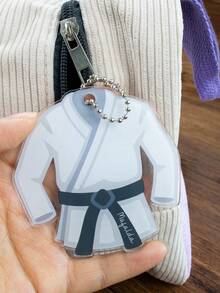 Décoration d'arts martiaux personnalisée, ornements acryliques de taekwondo, breloques de sac personnalisées, porte-clés personnalisés avec nom, porte-clés pour femmes/hommes, décoration de voiture, taekwondo, judo, jujitsu, accessoires, pendentif acrylique imprimé recto, Saint-Valentin, anniversaire, Halloween, chambre à coucher, quotidien, garçon, fille, famille, père, mère, accessoires vestimentaires, automne chic, petit ami, petite amie, famille, amis, bibelots - Modèle A - Voir 8