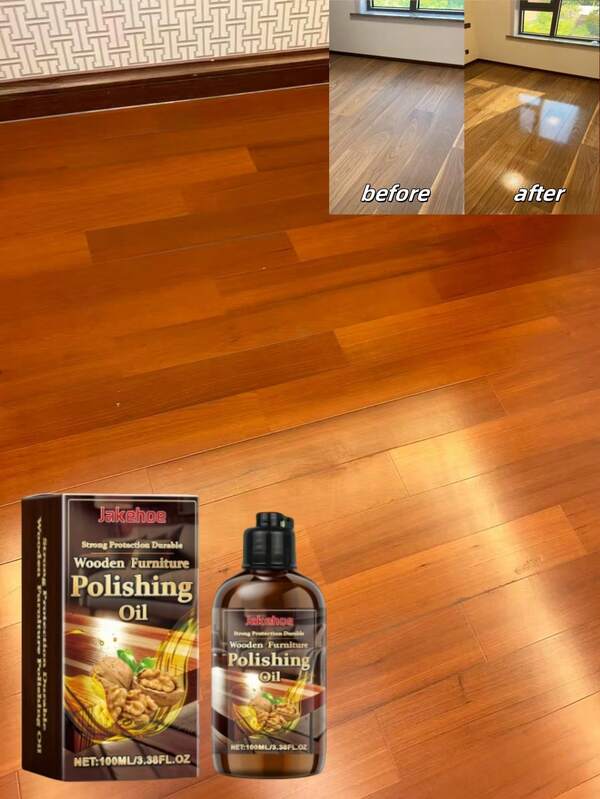 Aceite de limpieza y pulido para muebles de madera, pulido de pisos, cuidado, renovación, limpieza y mantenimiento de muebles