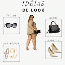 Max Blazer + Short Set Plus Size Tailoring Women's Simple Pocket Button Office - 黑色 - 查看 10