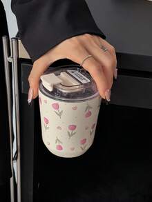 1 cốc thủy tinh cách nhiệt hai lớp bằng thép không gỉ hình trái tim màu hồng 280ml/380ml, cốc, bình đựng nước, thích hợp cho phòng tập thể dục, văn phòng, gia đình, ngoài trời, du lịch, quà tặng ngày lễ, tốt nghiệp, trở lại trường, ngày của mẹ - Nhiều màu - Xem 4