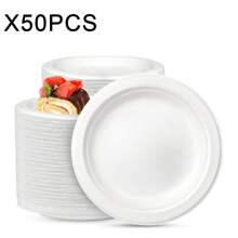 97/50 件高品质纸盘，适用于甜点、沙拉、派对和聚会 - 适用于家庭、厨房、餐厅、野餐、露营的餐具 - 非常适合万圣节、圣诞节、复活节、感恩节 - 彩色 - 查看 16