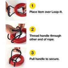 Storage Strap Heavy-Duty Hook And Loop Cord Carrying Strap, Hanger, And Organizer With Handle For Pool Hoses Garden Hoses Cables