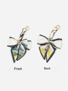 NYXIA Handmade Woven Silk Bowknot Bag Extension Chain, Women's Handbag Shoulder Bag DIY Extension Chain, Retro Metal Bag Strap Replacement Accessories, Birthday Or Holiday Gifts For Family/Friends/Classmates/Girlfriends - Multicolor - View 5