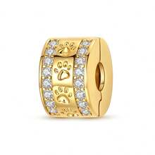 1 件金色镀银系列饰品蝴蝶结生命之树家庭气球狗萤火虫猎豹太阳变色龙吊坠饰品适用于手链项链手镯串珠 DIY 珠宝制作日常佩戴派对配饰 - 金色 - 查看 24