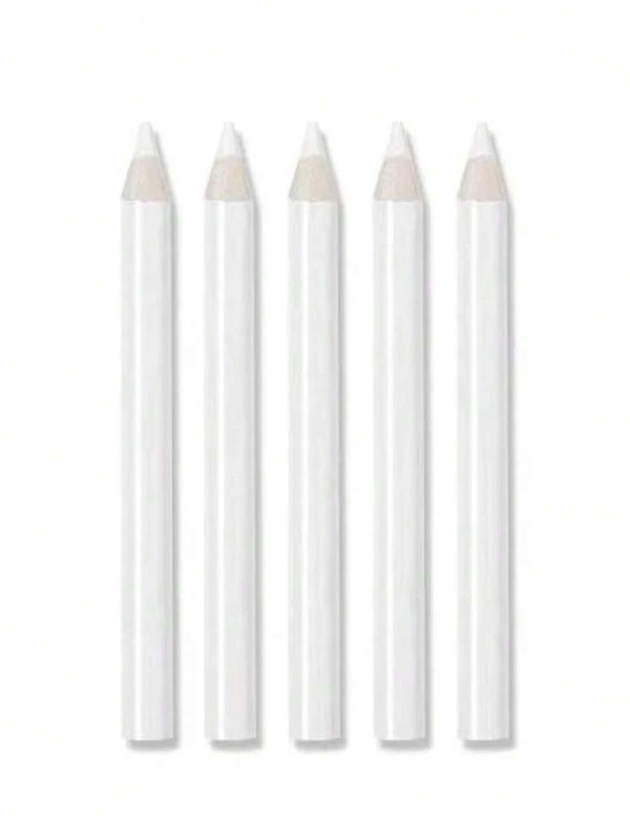 1pc/5pcs/10pcs/50pcs/100pcs Nail Art Rhinestone Pencil Nail Gems Manicure Nail Decoration Pencil Tool Dotting Pen With Pearl Rhinestone - White - View 1
