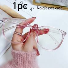 1/2 Stücke Unisex Stud Brille mit klaren Gläsern für Computer, Lesen, Gaming, TV, Smartphones, Augenschutz, klare Linsen Brillen Accessoires für Frauen