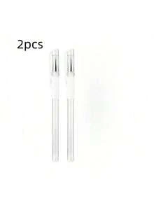 2/4/6/8支装白色眉毛微雕笔，皮肤标记笔，永久化妆纹身定位工具，眉毛绘制工具，万圣节妆容，纹身，价格实惠，圣诞礼物，化妆品，化妆工具，廉价商品，礼物，送她的礼物，圣诞礼物