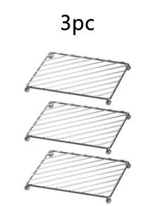 1/2/3pcs Stainless Steel Square Tripod, Heat-Resistant Kitchen Table Mat, Coaster, Placemat, Versatile Steaming Rack, Heat-Resistant Dish Rack, Christmas Gift - Multicolor - View 10