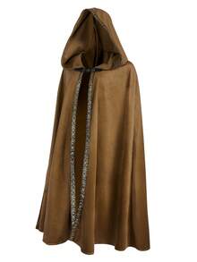 Medieval Cloak With Hood Wizard Cloak Halloween Renaissance Hooded Cape For Man And Women - Multicolor - View 16
