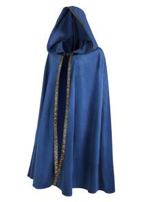 Medieval Cloak With Hood Wizard Cloak Halloween Renaissance Hooded Cape For Man And Women - Multicolor - View 15