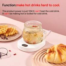 Cup Warmer Coaster For Coffee Milk Tea Water Make Hot Drinks Hard To Cool USB DC 5V Desk Companion For Home Office Desk Winter Gifts