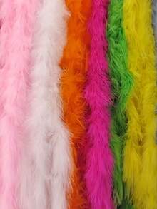 Boa de plumas, accesorios de disfraz para fiesta DIY, boas de plumas de colores, decoración de bufanda, adecuado para fiesta de cumpleaños, Halloween, Navidad, carreras de caballos, té, Nochevieja, concierto y decoración del hogar, boda de baile, actuación en el escenario, disfraz y accesorios de carnaval, artículos de fiesta