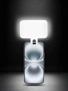 Lumière de selfie portable, éclairage pour vidéoconférence avec pince pour caméra de téléphone, lumière LED amovible pour vidéoconférence, 3 modes d'éclairage, rechargeable, portable, convient aux ordinateurs portables/téléphones/tablettes/appels Zoom/maquillage. Convient aux selfies et à la diffusion en direct, lumière portable