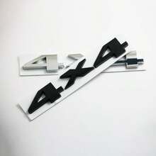 Metal Emblem 3D Split 4X4 Four-Wheel Drive Sticker Suitable For Cars, Trucks, Motorcycles, SUVs, Engine Covers, Trunk Fenders, Side Doors, Body Decoration Stickers Accessories