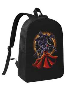 Stranger Doctor School Backpack With Shoulder Bag Gift Fashion Bag Back To School - Black - View 2
