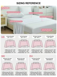 3/4件套鸟栖树印花床上用品套装，易护理超细纤维柔软床上用品套装，包含床笠（1件床单+1件床笠+半个枕套），纯色床笠，可选加大号、大号、标准双人床、单人床尺寸，深口袋设计，枕套最大可达11.8英寸，柔软透气，抗皱，提升睡眠质量，奢华酒店风格，送给父母和朋友的礼物，适合家庭和宿舍使用。