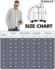 Mens Casual Lightweight CoatChristmas MQ4K - Light Grey - View 5