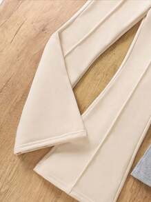 女童休闲松紧腰喇叭腿运动裤