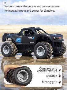 2.4G 全地形攀爬遥控车玩具，豪华四驱多地形越野车，水陆两用防水越野车，适合 7-14 岁儿童的礼物