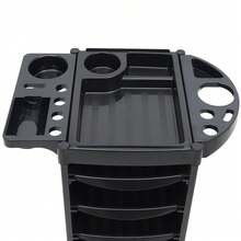 Carrello da parrucchiere di alta qualità, carrello da salone con sistema di cassetti a 5 scomparti, stabile e silenzioso, con porta-attrezzi pieghevole, compatto e pieghevole, postazione professionale per parrucchiere, stilista, acconciatura, organizzazione del salone, taglio dei capelli