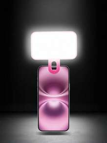 Lumière de selfie portable, éclairage pour vidéoconférence avec pince pour caméra de téléphone, lumière LED amovible pour vidéoconférence, 3 modes d'éclairage, rechargeable, portable, convient aux ordinateurs portables/téléphones/tablettes/appels Zoom/maquillage. Convient aux selfies et à la diffusion en direct, lumière portable