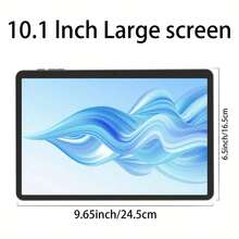 Tablet 10 Inch Android Tablets, Android 13 Tablet, 6(2+4)GB RAM Quad Core Processor 32GB Storage Tablet Computer, GPS, FM, GMS Certification, IPS HD Screen, 6000mAh Long Battery Life - Màu xanh lam - Xem 2