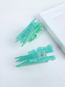 1 件/2 件/4 件女士甜美可爱仿真海龟发夹，海滩度假发爪，日常装扮，发型装饰，优雅可爱的波西米亚风配饰，爪夹