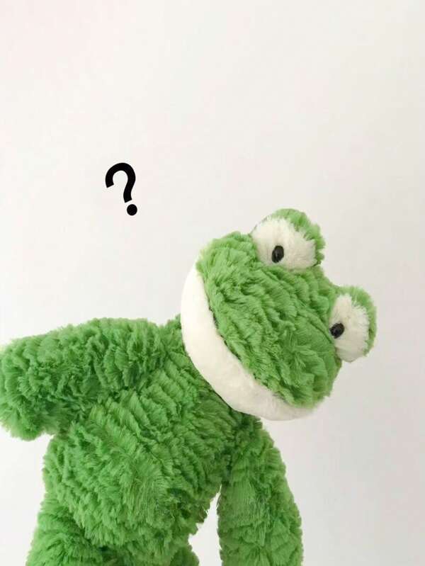 1 Piece Long-Legged Frog Plush Pendant, Soothing Accompany Doll, Dinosaur Egg Doll, Cute Little Dinosaur Plush Doll, Pillow, Milk Dragon, Frog, Dinosaur, Plush Toy, Dudu Panda, Panda Doll