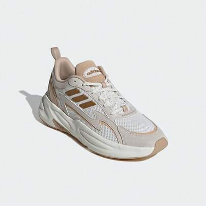 Adidas أديداس أحذية رياضية سميكة الكعب للجنسين، أحذية رياضية تدريب منخفضة السطح مريحة بنعل سميك، أحذية كاجوال خفيفة الوزن JI1587