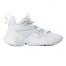 Nike JORDAN WHY NOT ZER0.3 (GS) Girls' Solid Color Casual Sneakers, Minimalist And Practical Multifunctional Kids Shoes CD5804-103