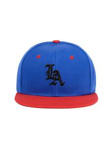1PC Hat For Men Baseball Cap LA Alphabet Embroidered Hip Hop Cap Suitable For Street ,Outdoor,Sports,Vacation,Gift Giving. Fashion Accessory