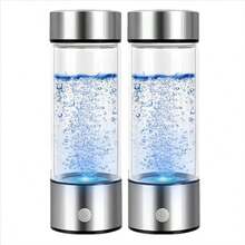 Portable Water Bottle Hydrogen-Rich Cup High-Concentration Health Cup Electrolytic Hydrogen-Rich Water Cup - Bạc - Xem 3