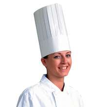 HOT BARGAINS Disposable Chef Hats For Adults And Kids Tall Paper Chef Hats Size 11.5 Inch Colour White - White - View 6