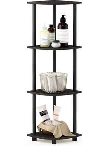 Crockery Cabinet & Kitchen Storage, Storage Racks - Espresso/Black - View 11