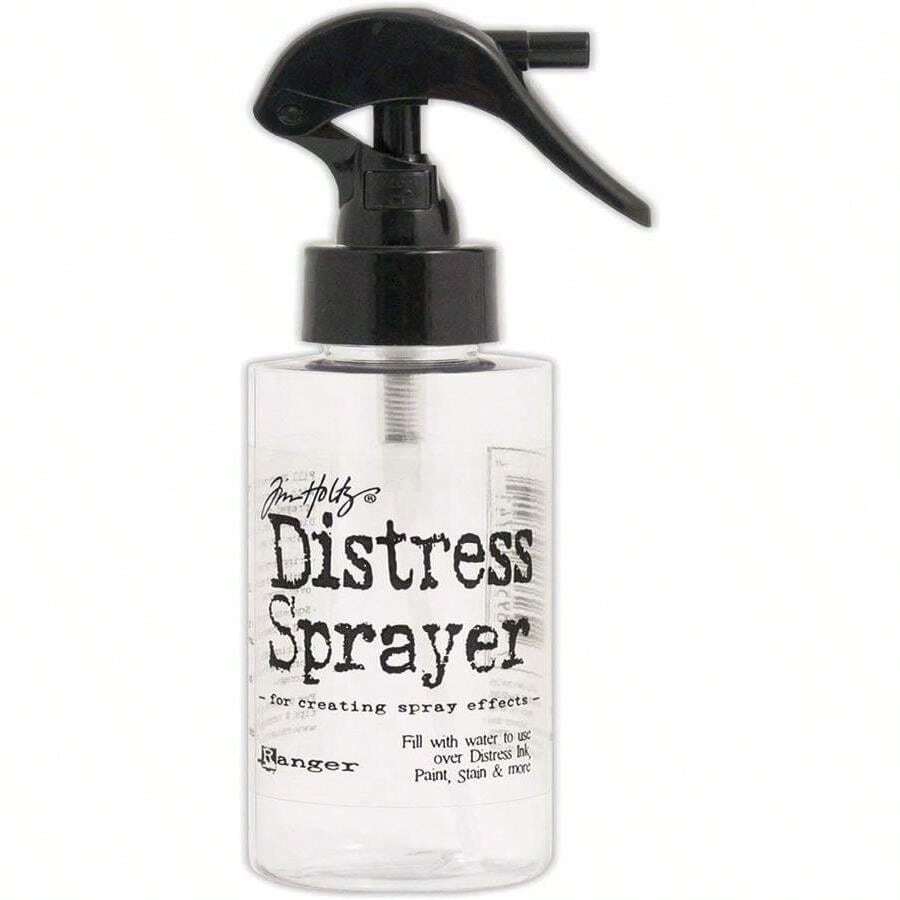 Ranger TDA47414 Tim Holtz Distress Sprayer, 2 Oz, Silver, Black - 白色 - 查看 1