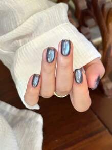 10毫升秋冬流行蓝色玻璃珠猫眼凝胶指甲油，2025新款极简高端美甲凝胶，美甲用品 - 彩色 - 查看 28