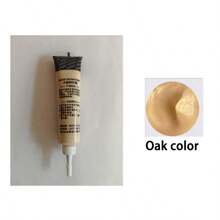 多色木家具修补腻子，填补家具缝隙、露营椅、桌子和地板上的裂缝和划痕，木材裂缝修补膏，易于使用的木家具损坏，地板划痕修补漆 - 适用于家庭中的各种颜色