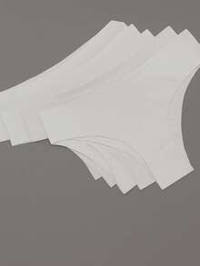 Charme Dela's Kit 5 Laser Panties Seamless Thong Invisible Comfort - trắng - Xem 1