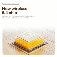 Lenovo Earbuds TA410 Wireless Earbuds TWS Ear Clip Type Earphone Bluetooth 5.4 Touch Control Long Battery Life With Mic EarClip - one-size - View 9