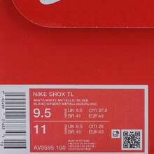 Men's Nike Shox TL Casual Sports Shoes, Low-Top, AV3595-100 - White - View 7