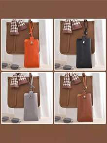 1/2pcs Glasses Organizer Bag,Portable Sunglasses Storage Pouch,Fashionable Versatile Eyeglass Holder, Glasses Case For Women, Travel Sunglasses Protective Cover,Travel-Friendly, And Durable Design - Multicolor - View 7