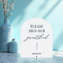 Indicator Arcă Acrilică – Afișează Elegant "CĂRȚI ȘI CADOURI" și "Mulțumesc"! Perfect pentru Nunți, Petreceri, Evenimente sau Decor Acasă – Indicator Decorativ Acrilic Elegant pentru Zone de Felicitări, Mese de Cadouri și Aranjamente de Evenimente